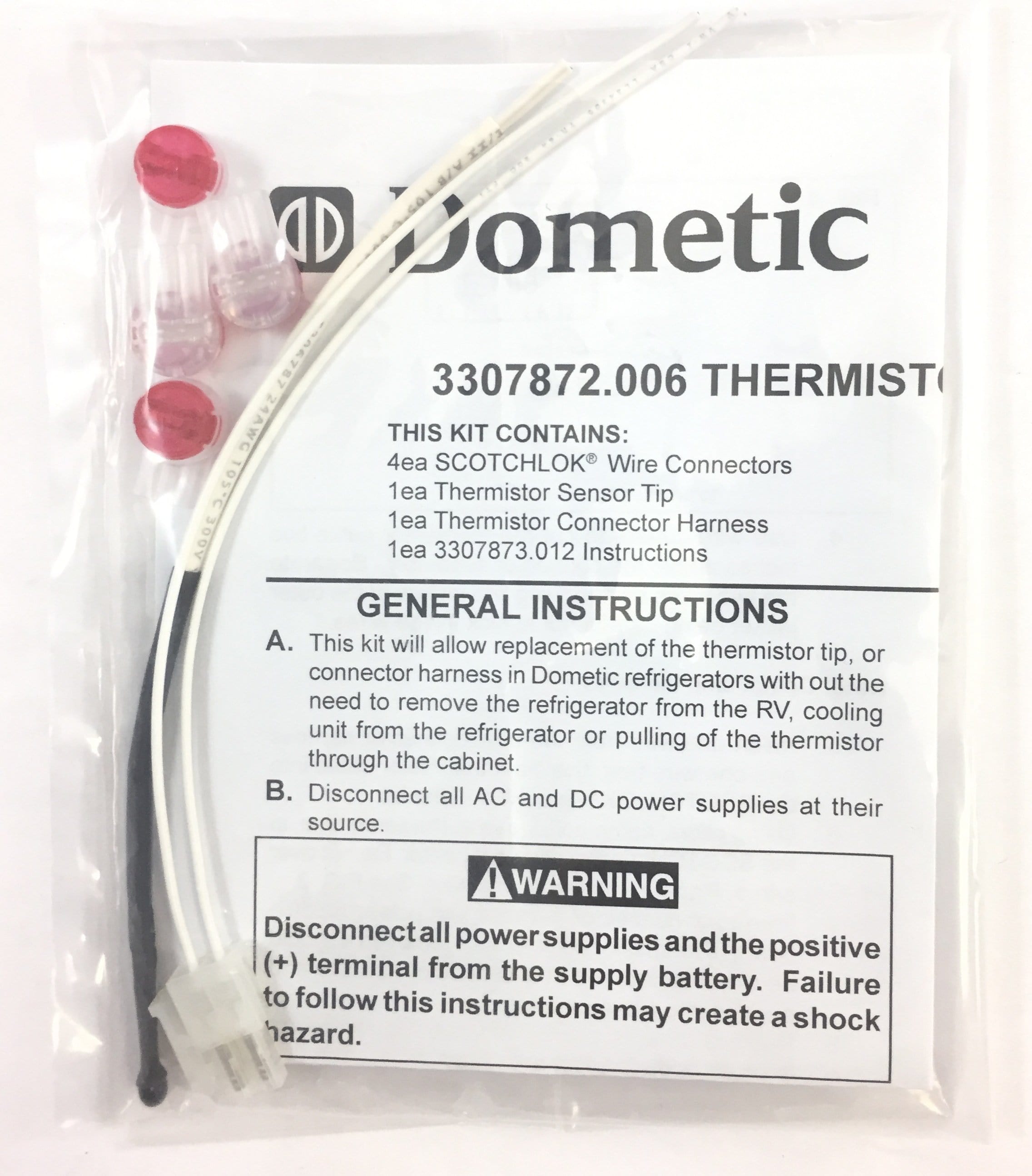 Dometic 3307872.006 Thermistor Replacement Kit