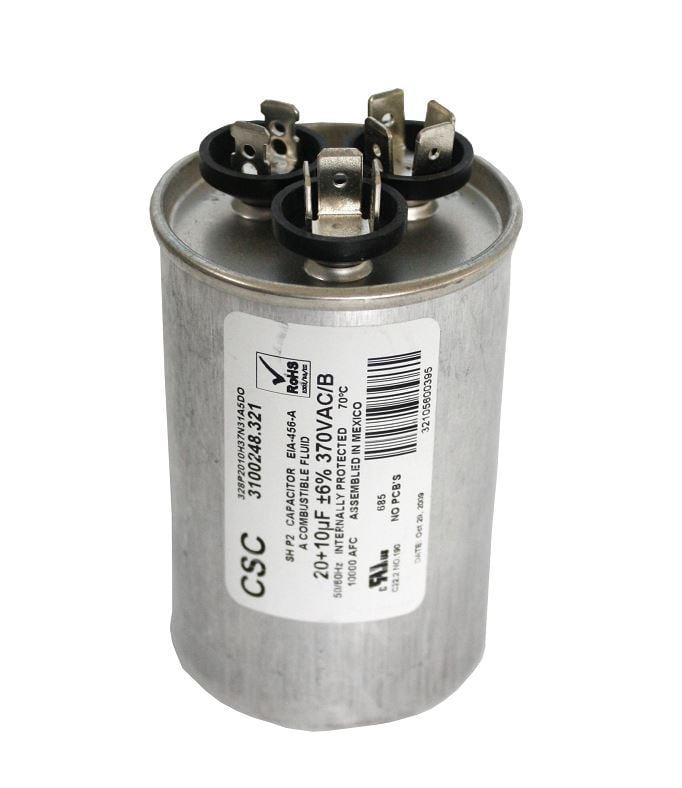 Dometic 3313107.028 A/C Capacitor 20/10 MFD