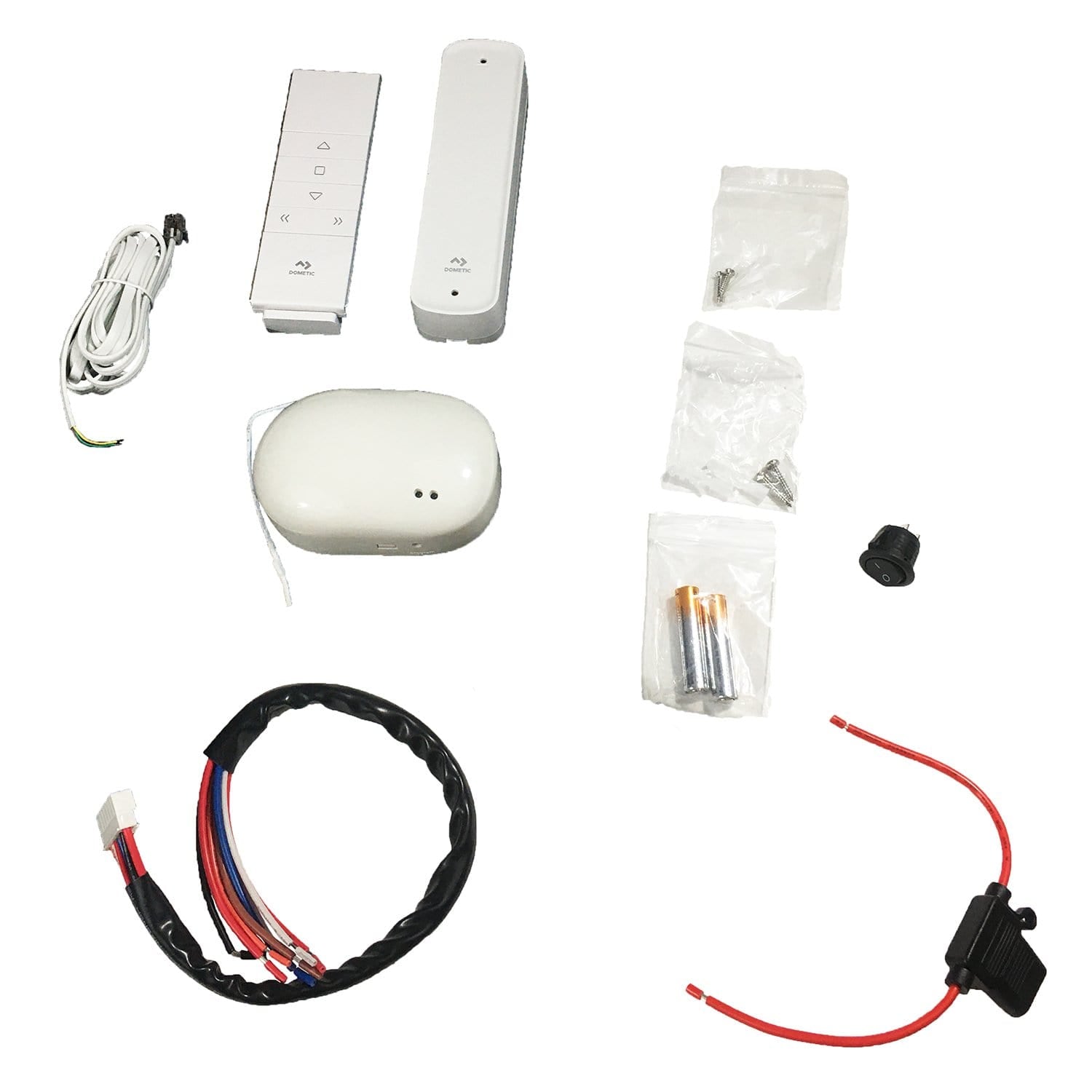 Dometic 3317115.002 Remote, Receiver/Wind Sensor Kit, White
