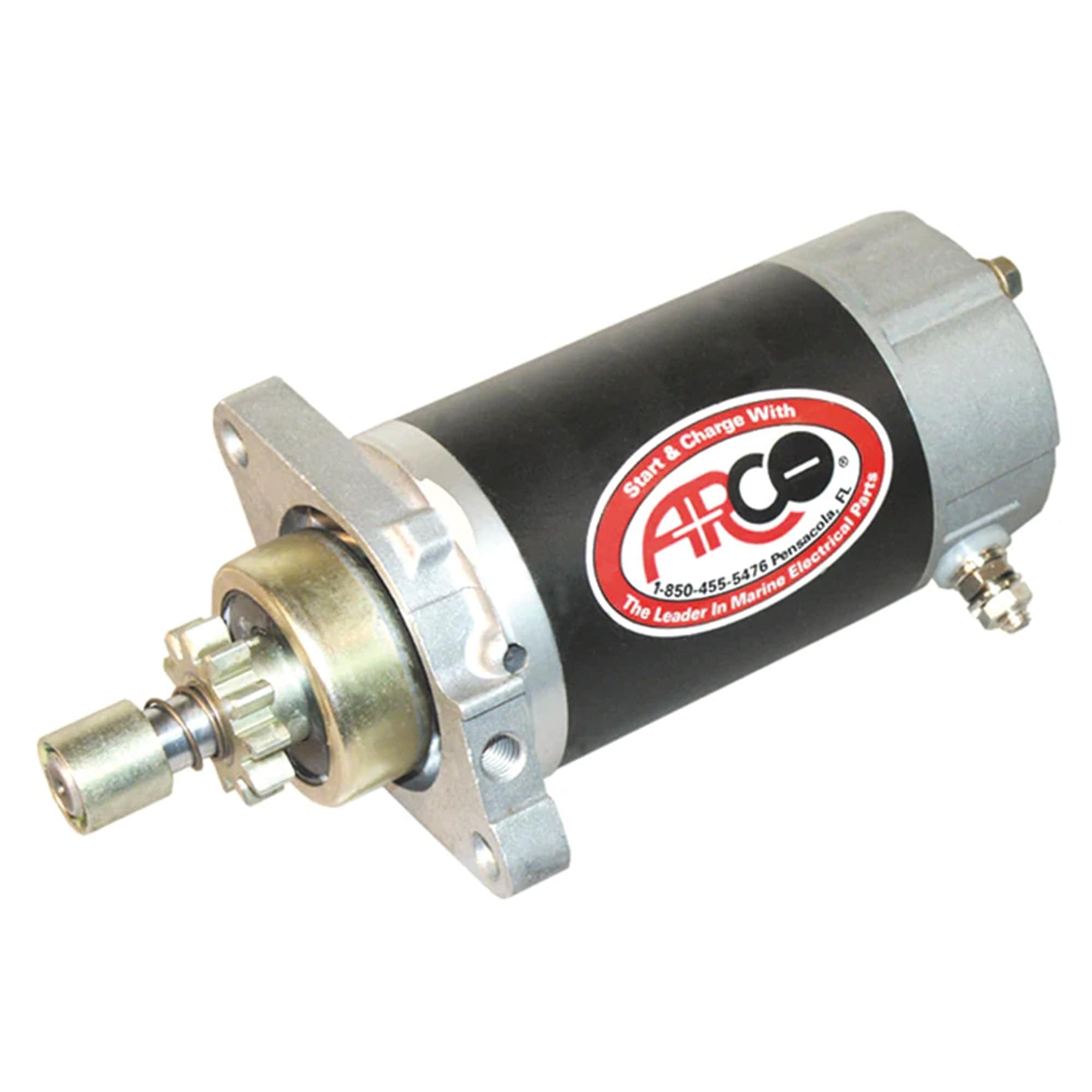 ARCO NEW OEM Premium Replacement Outboard Starter for Yamaha and Hitachi - 6F5-81800-10, 6F5-81800-11, 6J4-81800-00, 6J4-81800-01, S108-87A