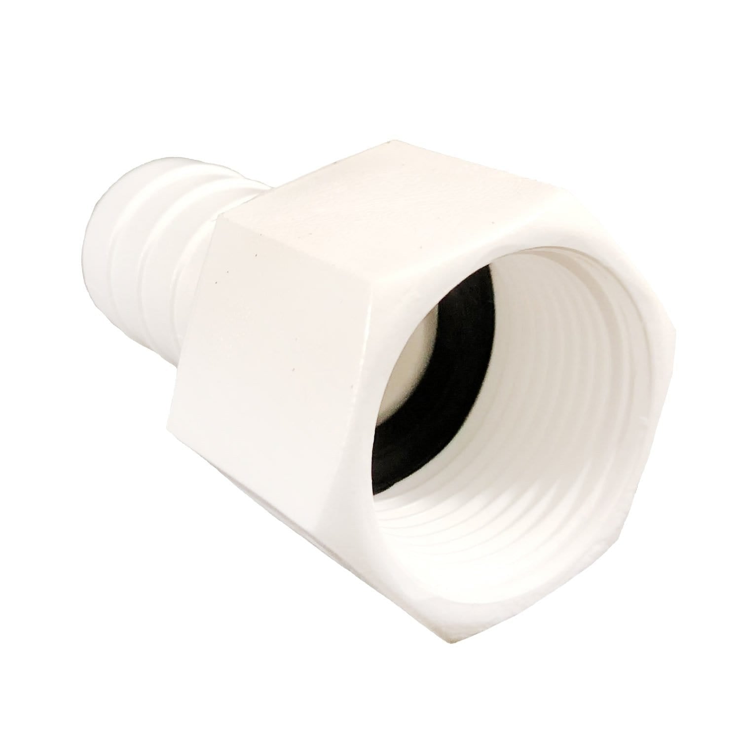 Attwood 3899-3 White Hose Connector Barb Fitting