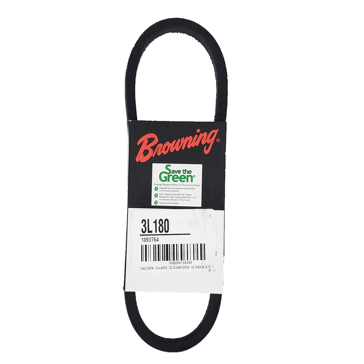 Packard 3L180 Browning Wrapped FHP Belt