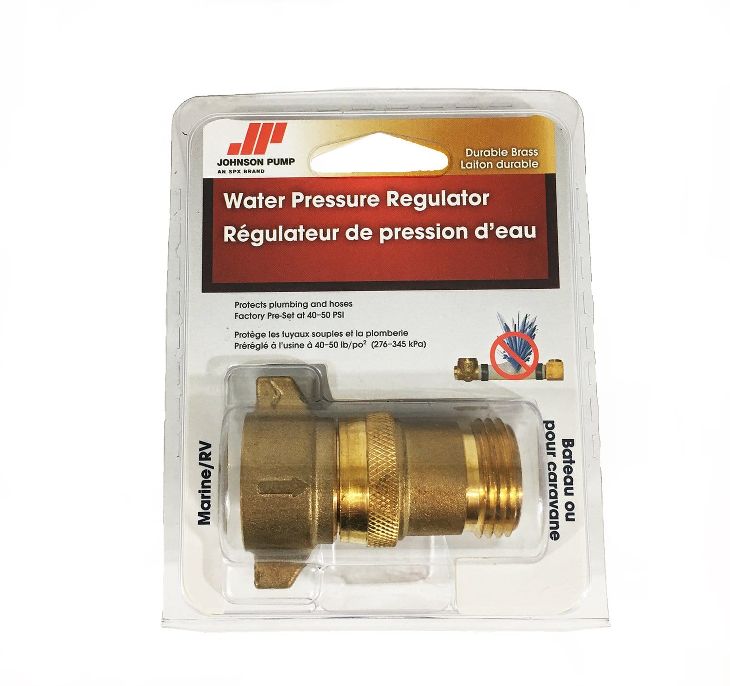 Johnson Pump 40057 Water Pressure Regulator - 45 PSI
