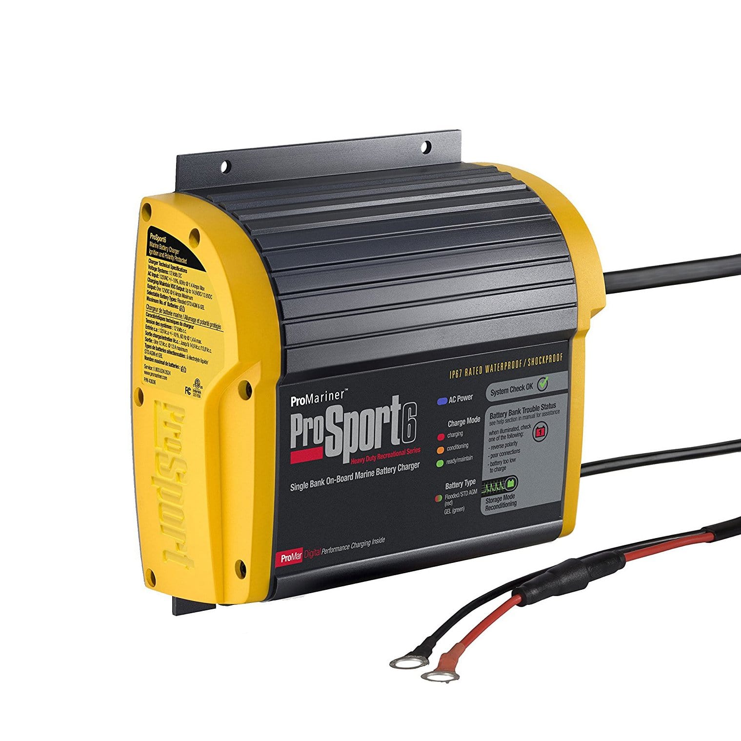 ProMariner 43006 Pro Sport 6 12V 6A On-Board Battery Charger