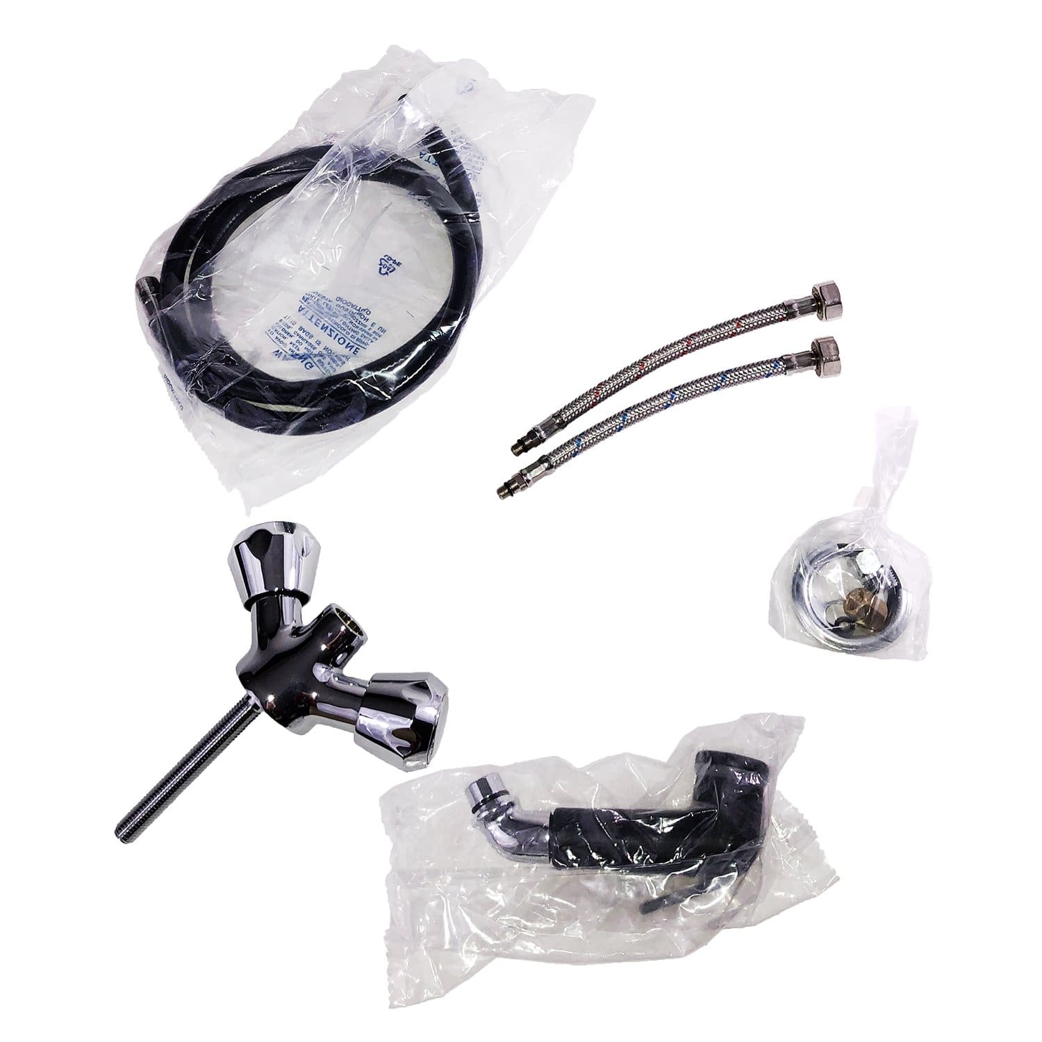 Scandvik 46007P Black Handle With 5' Black Nylon Hose