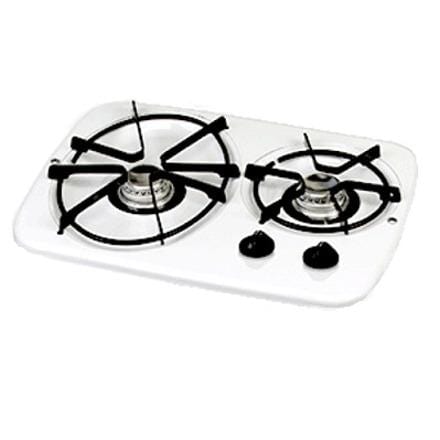 Atwood 56492 Wedgewood Vision 2 Burner White Drop-In Cooktop