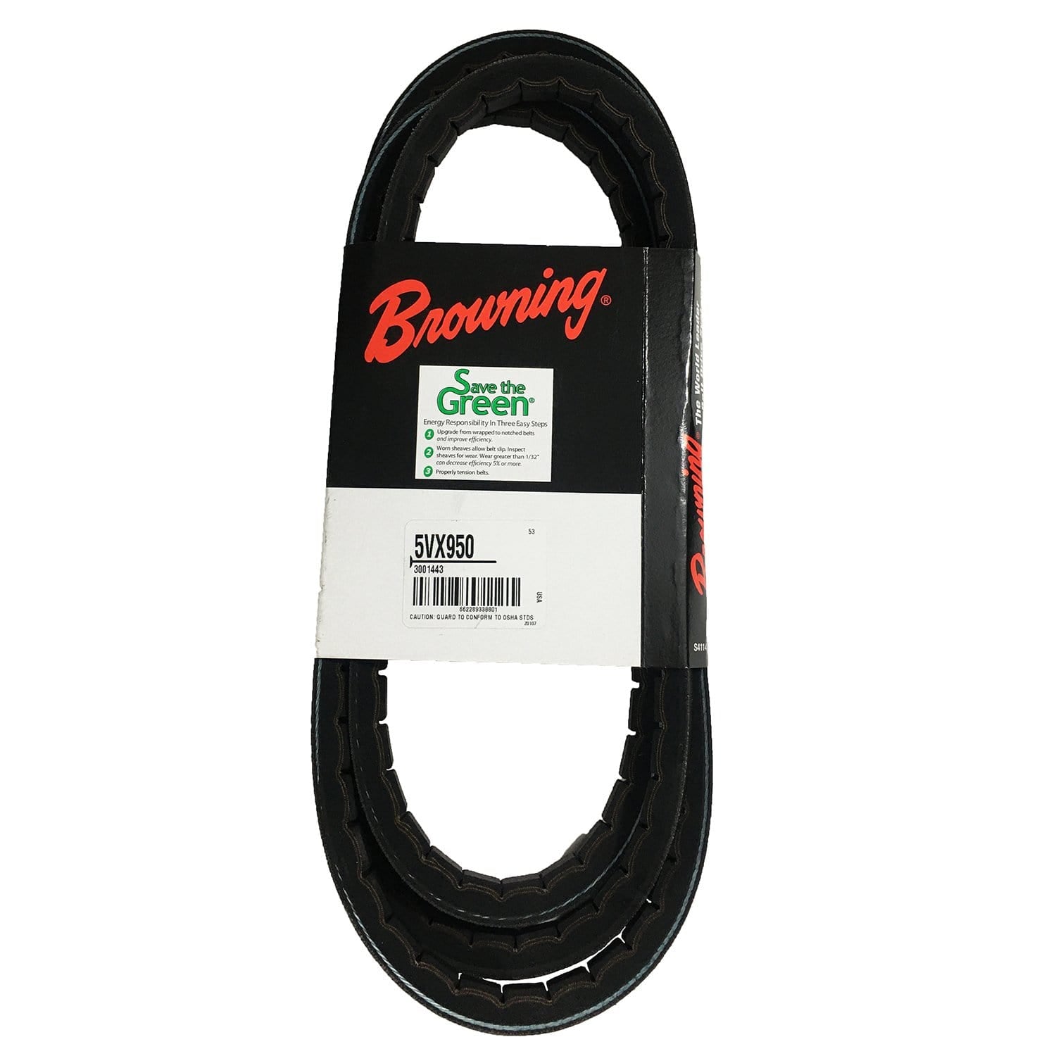 Packard 5VX950 Browning Gripnotch Belt