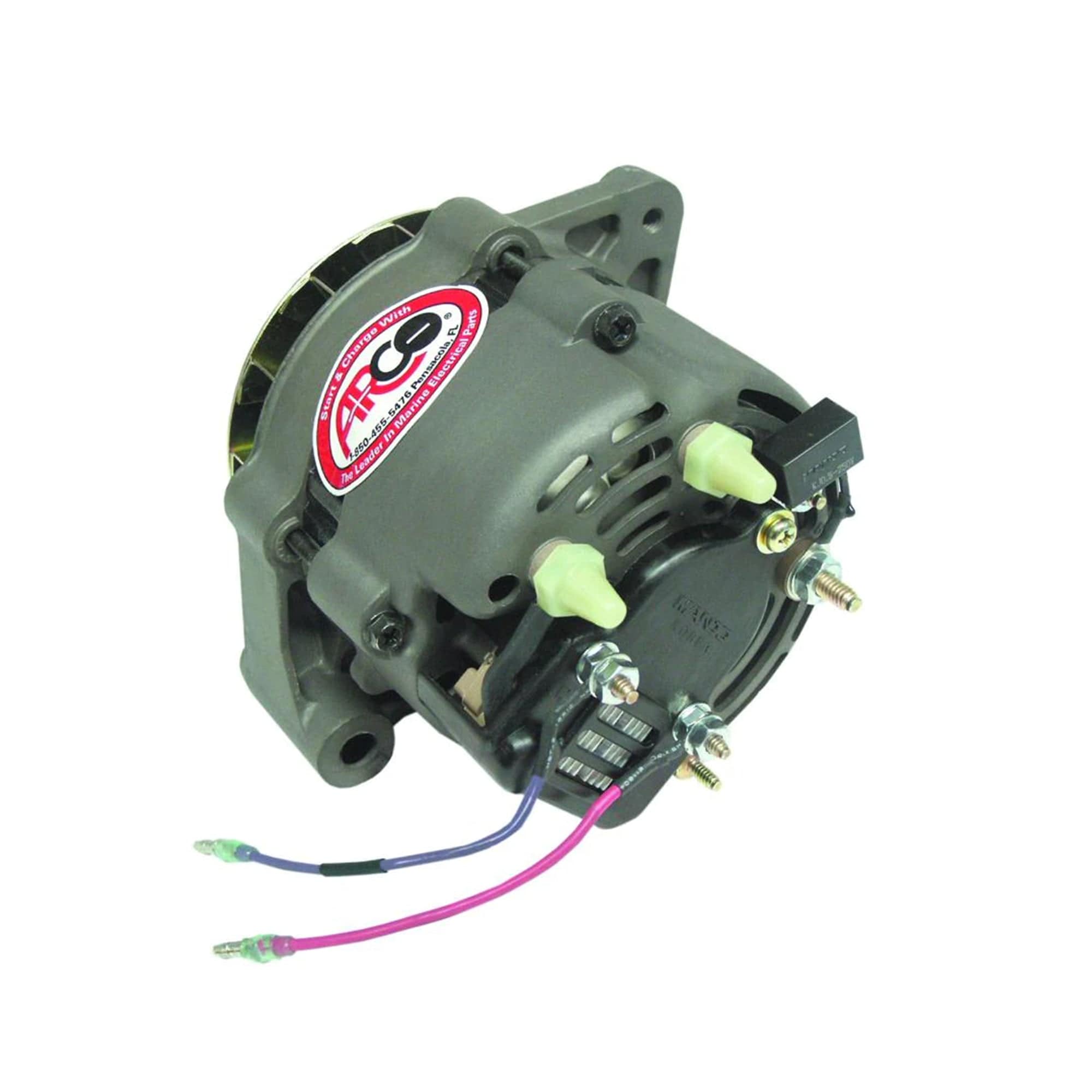 Arco Marine 65108 Replacement Alternator, 12V, 75A Pleasurecraft, Universal