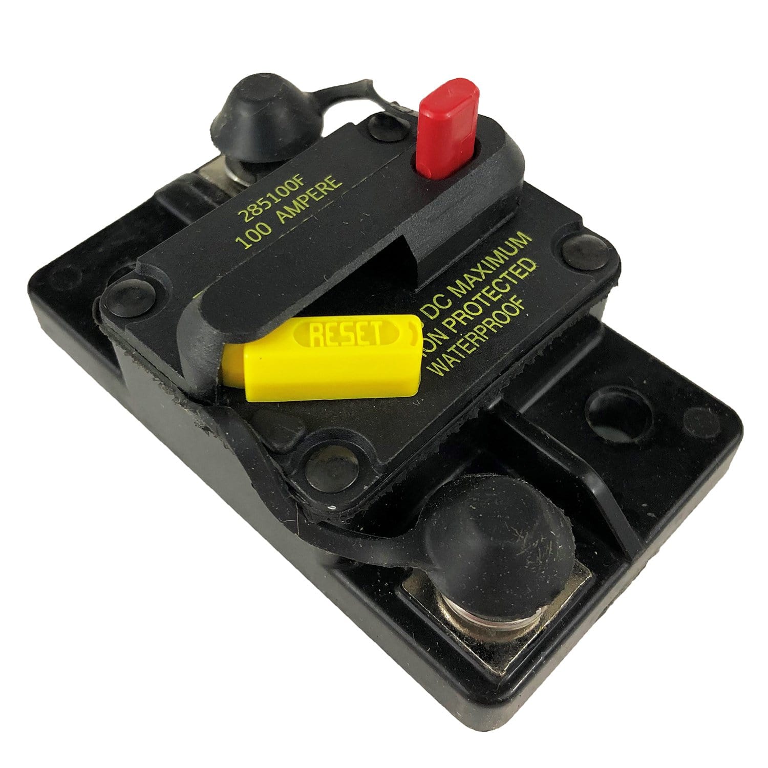 Blue Sea Systems 7187-BSS Surface Mount Circuit Breaker, Bus 285 S 100 A