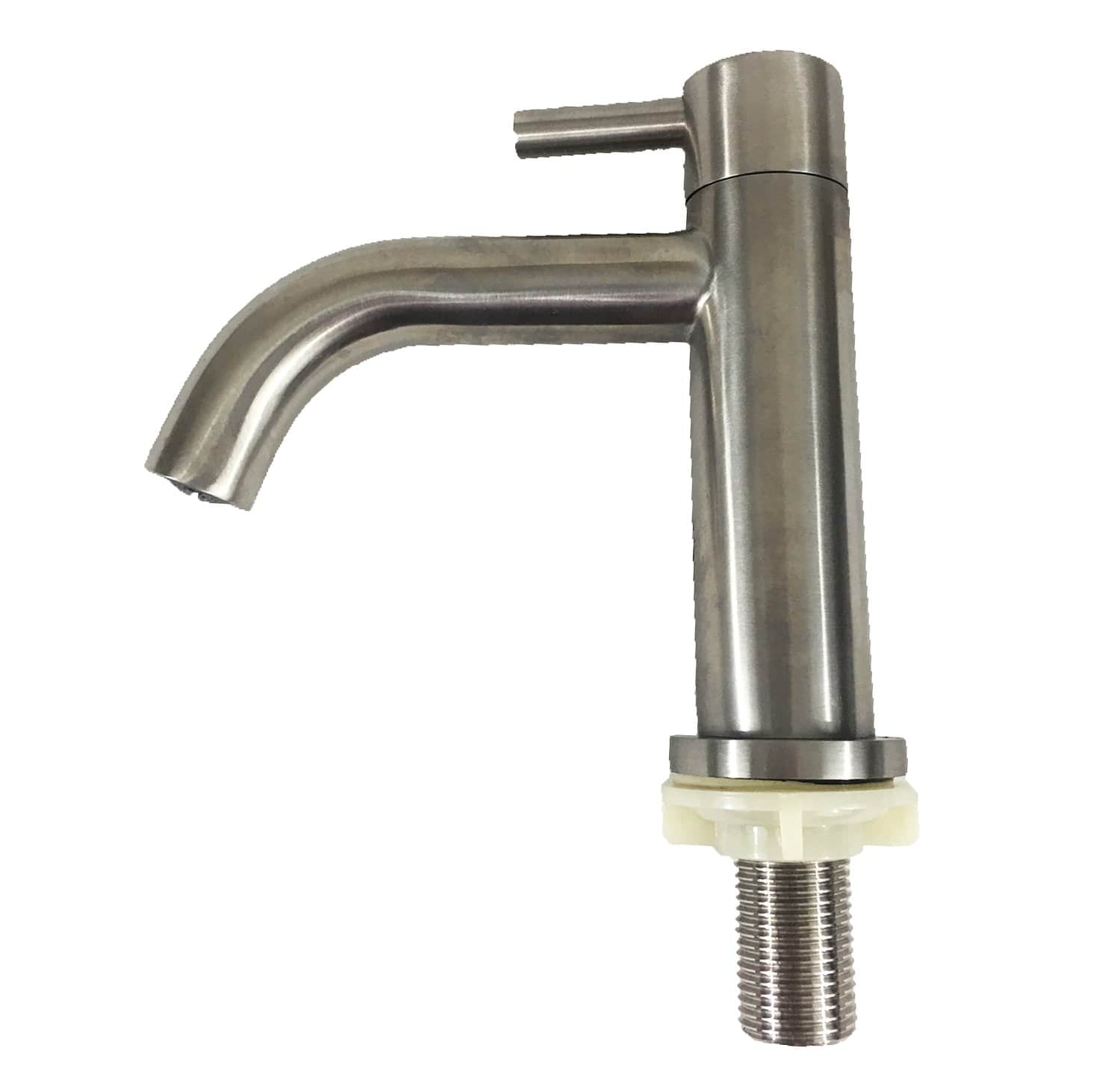 Scandvik 74106 Nordic SS Brushed Basin Cold Water Tap