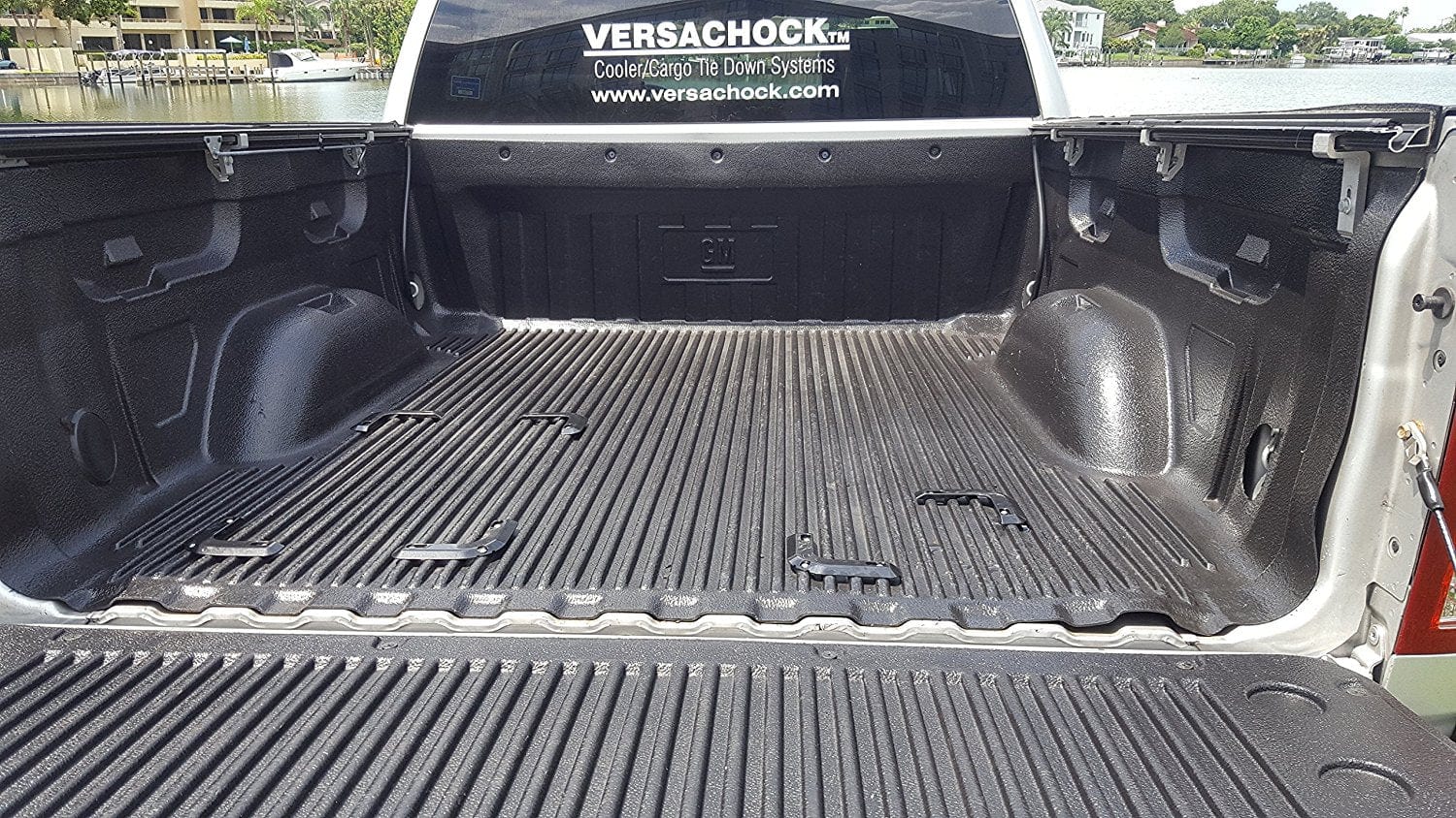 VersaChock 744368381622 Boat And Truck Removable Cargo Tie Downs 4pk, Black