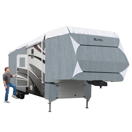 Classic Accessories 75363 Polypro 3 5th Wheel Cover Grey 23' - 26', 122" H