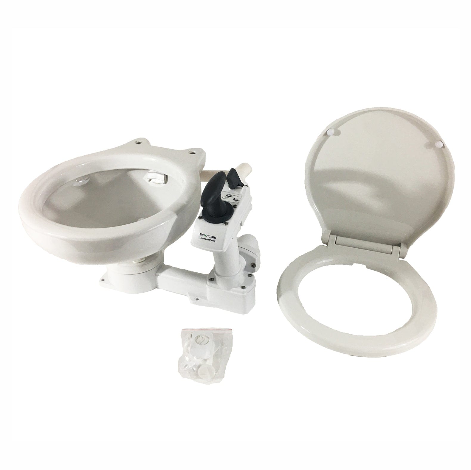 Johnson Pump 80-47625-01 AquaT Super Compact Manual Toilet