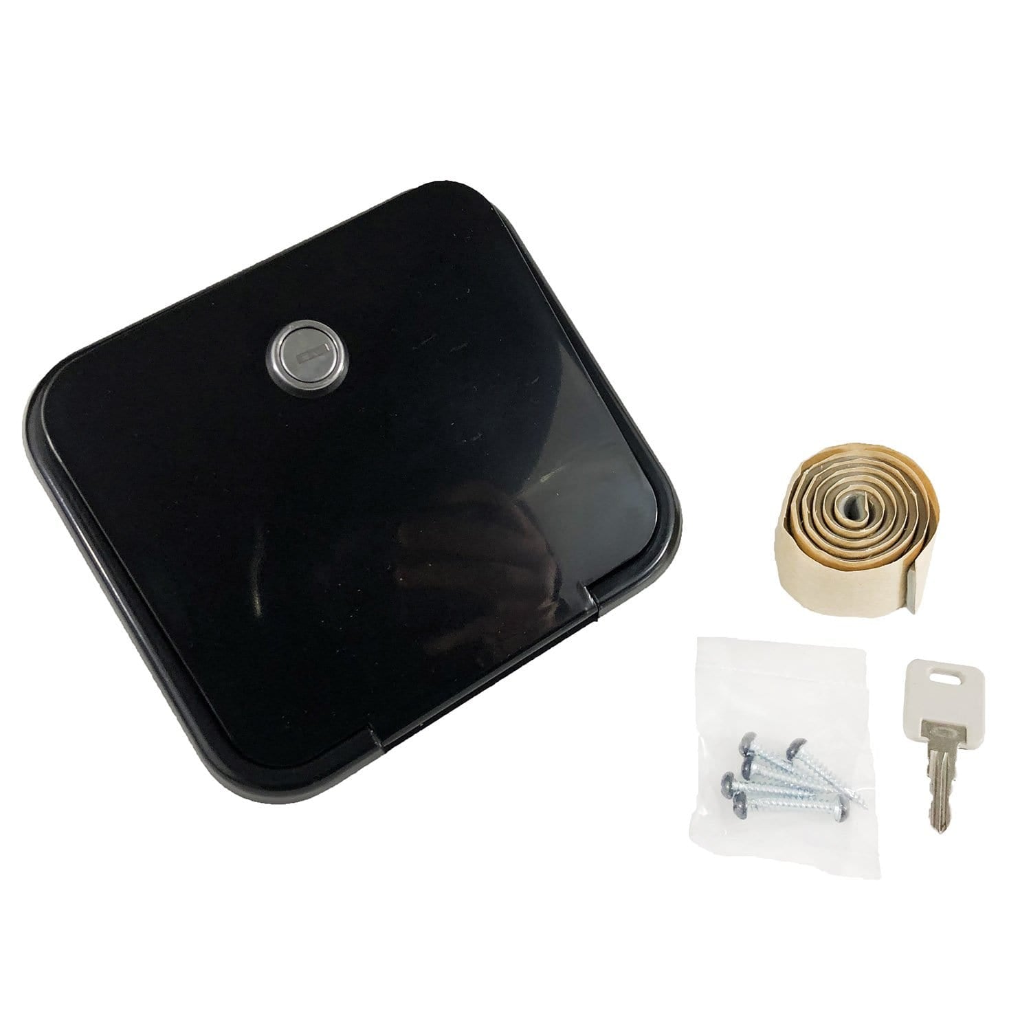 Thetford 94252 (601-037-94252) B&B Molders 4-1/4" Gravity Water Hatch, Black