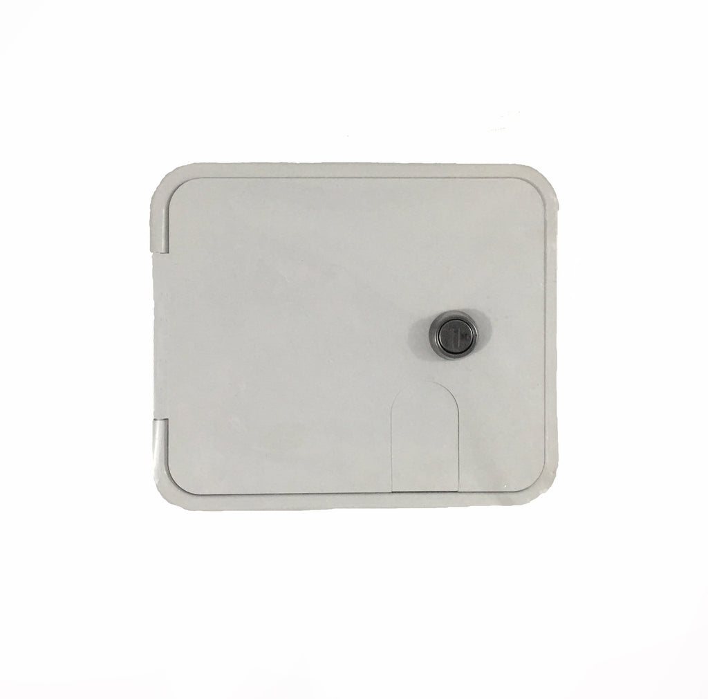 thumbnail image 2 of RV Camper Compact Dual Cable TV Plate With Jack Covers Polar White PN 94324 2 of 14