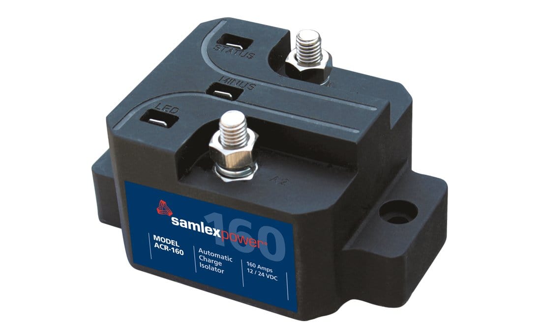Samlex ACR-160 12 Vdc / 24 Vdc 160 Amp Automatic Charge Isolator