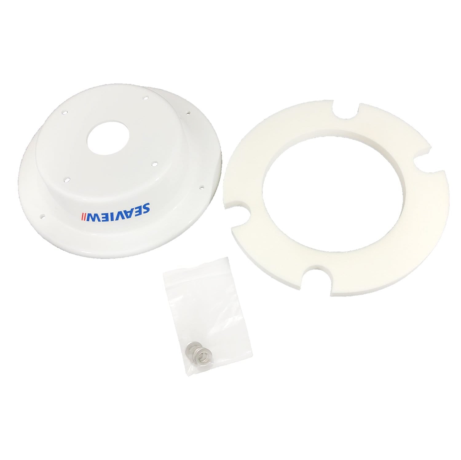 Seaview AMA16 Low Profile Satdome Mount 2.75" Tall For Kvh M2/M3/Tv3, Intellian I3, Ray 37stv, Seatel St14, 8" Round Base