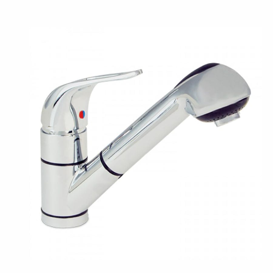 Ambassador Marine 133-0112-CP (B) Stasis Small Pull-Out Galley Kitchen Faucet - Chrome