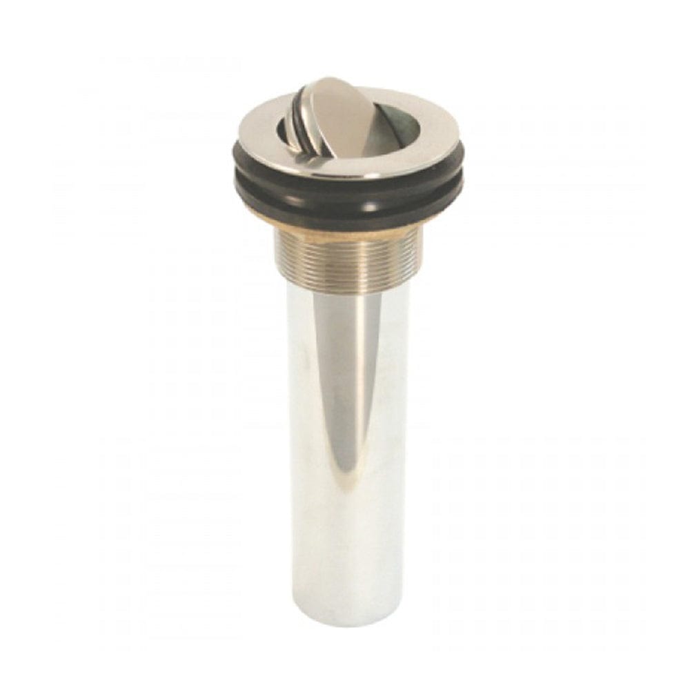 Ambassador Marine S01-0311-NP-R 1.5" Flip Drain with tail Pipe – Brushed Nickel Finish