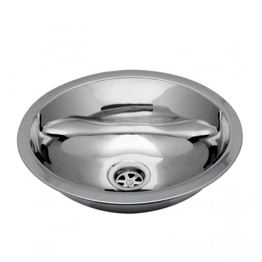 Ambassador Marine S64-6530-UM-R Oval Stainless Steel Sink – Ultra-Mirror Finish
