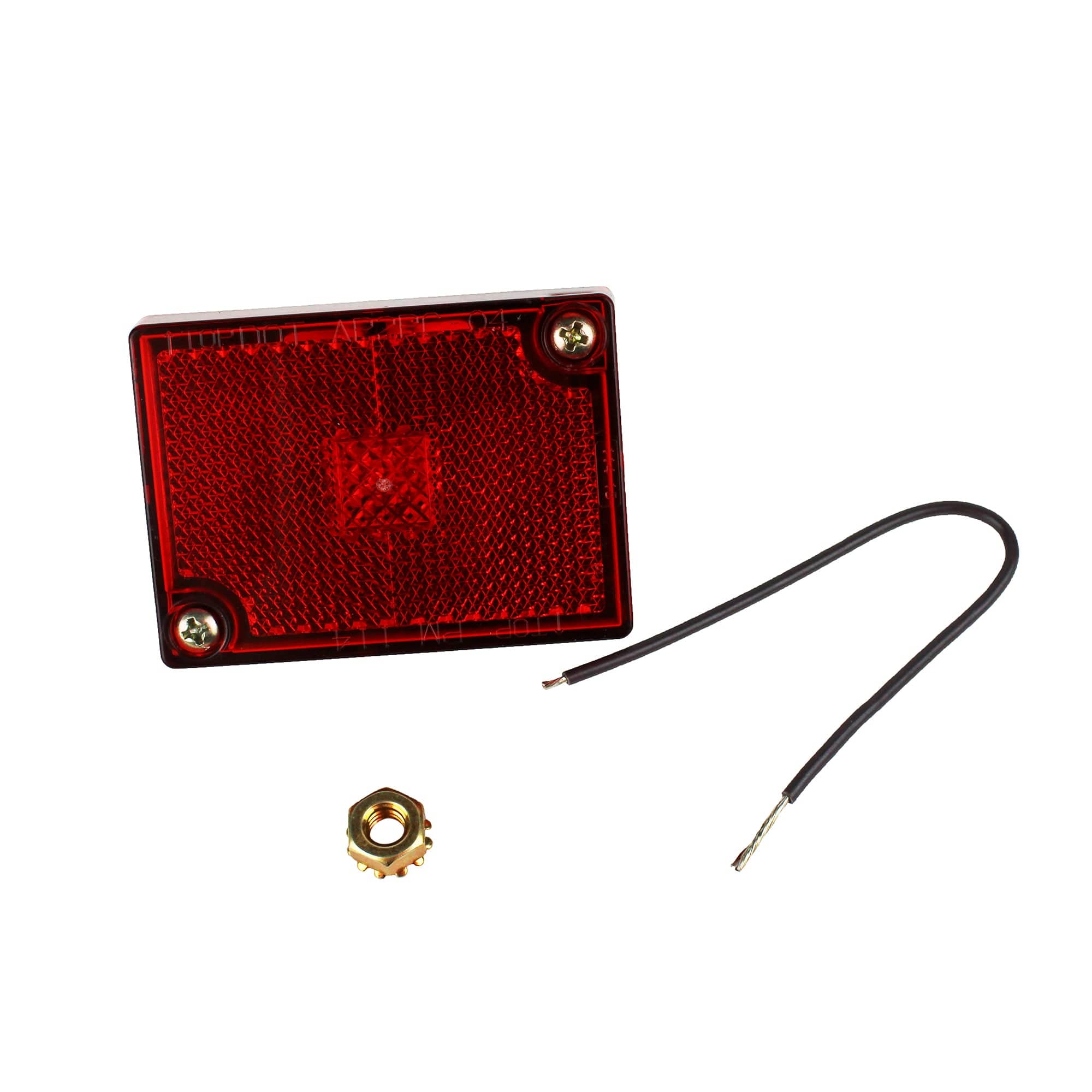 Anderson Marine E114R Rectangular Clearance Light - Red