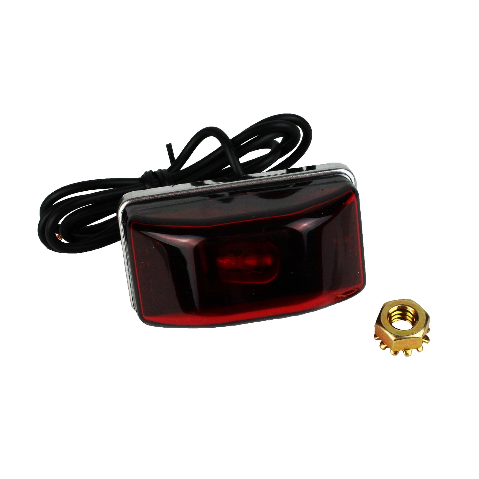 Anderson Marine / Peterson MFG E151R Rectangular Sealed Side Marker/Clearance Light 2.12"x1.12" - Red