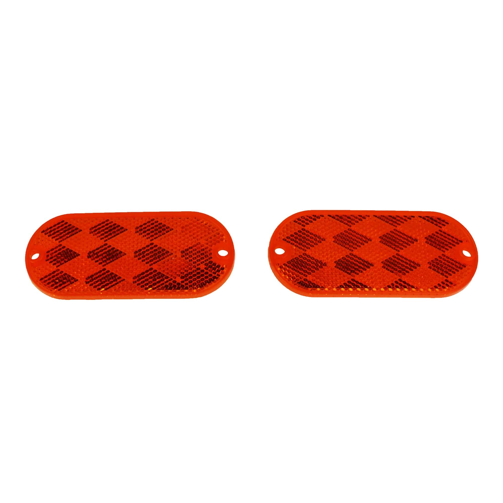 Anderson Marine / Peterson MFG V480A Oblong, Quick-Mount Reflectors 4.37"x1.875" - Red