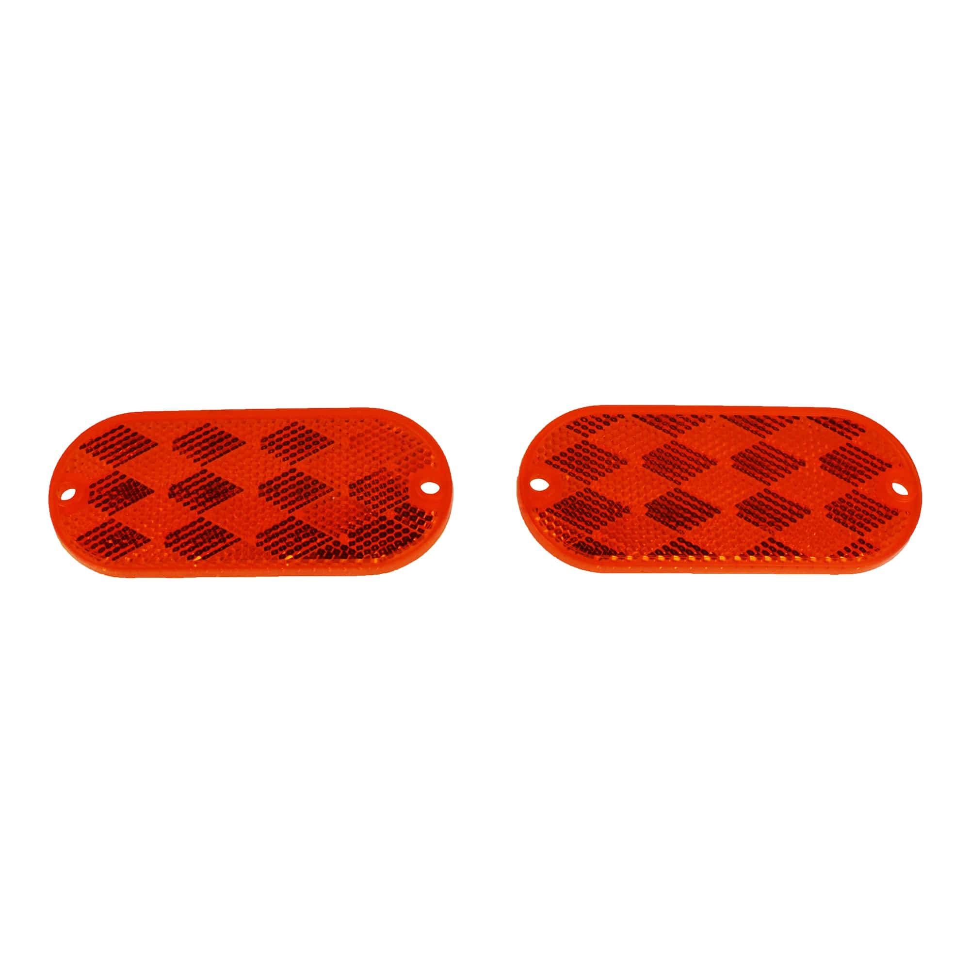 Anderson Marine / Peterson MFG V480A Oblong, Quick-Mount Reflectors 4.37"x1.875" - Red