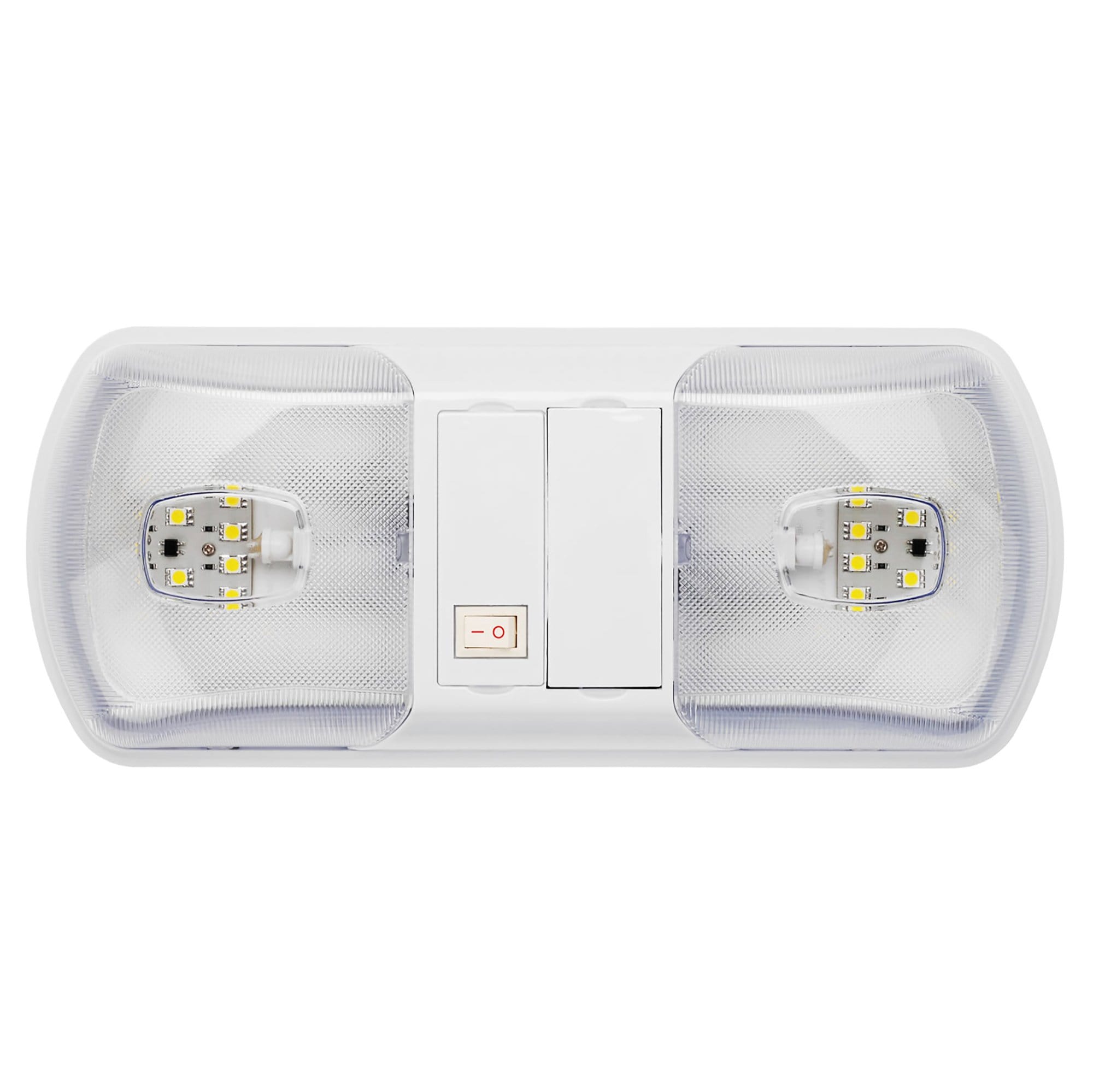 AP Products 016-BL3003 Interior Dual Dome Light With Led Bulb