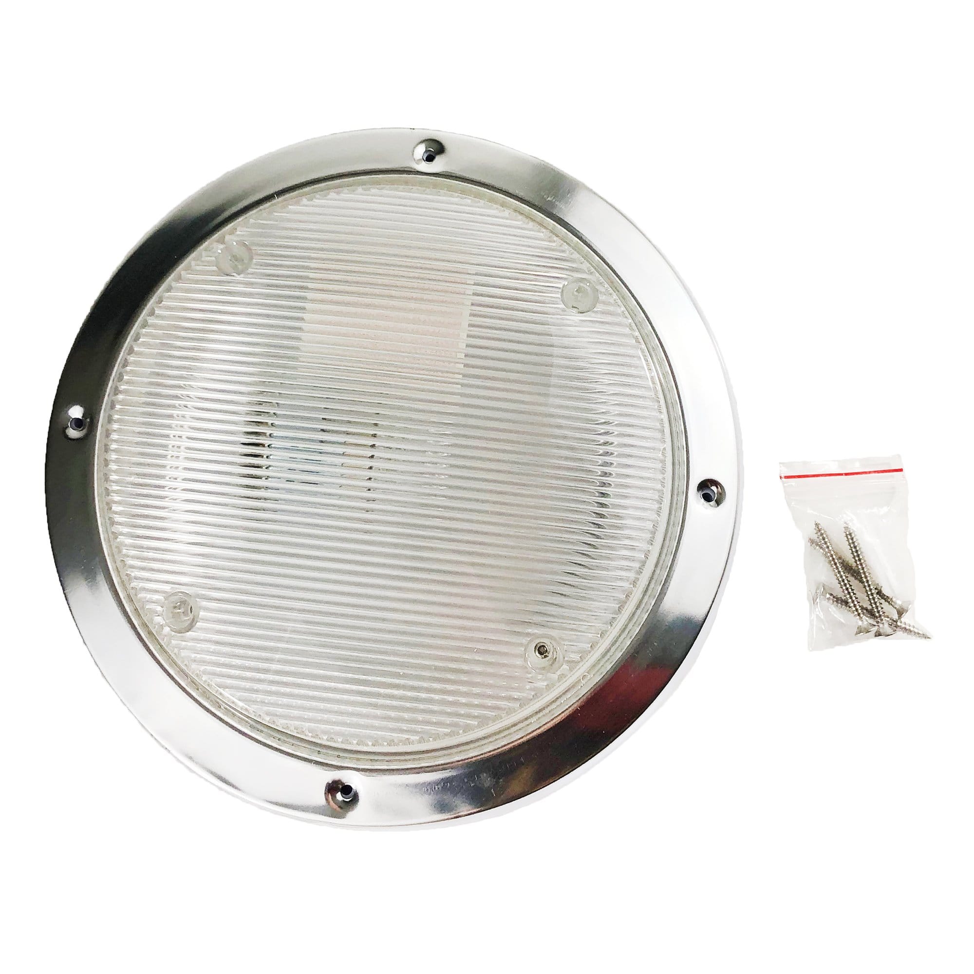 AP Products 016-RSL2000 Round Overhead Dome Light Replacement, White