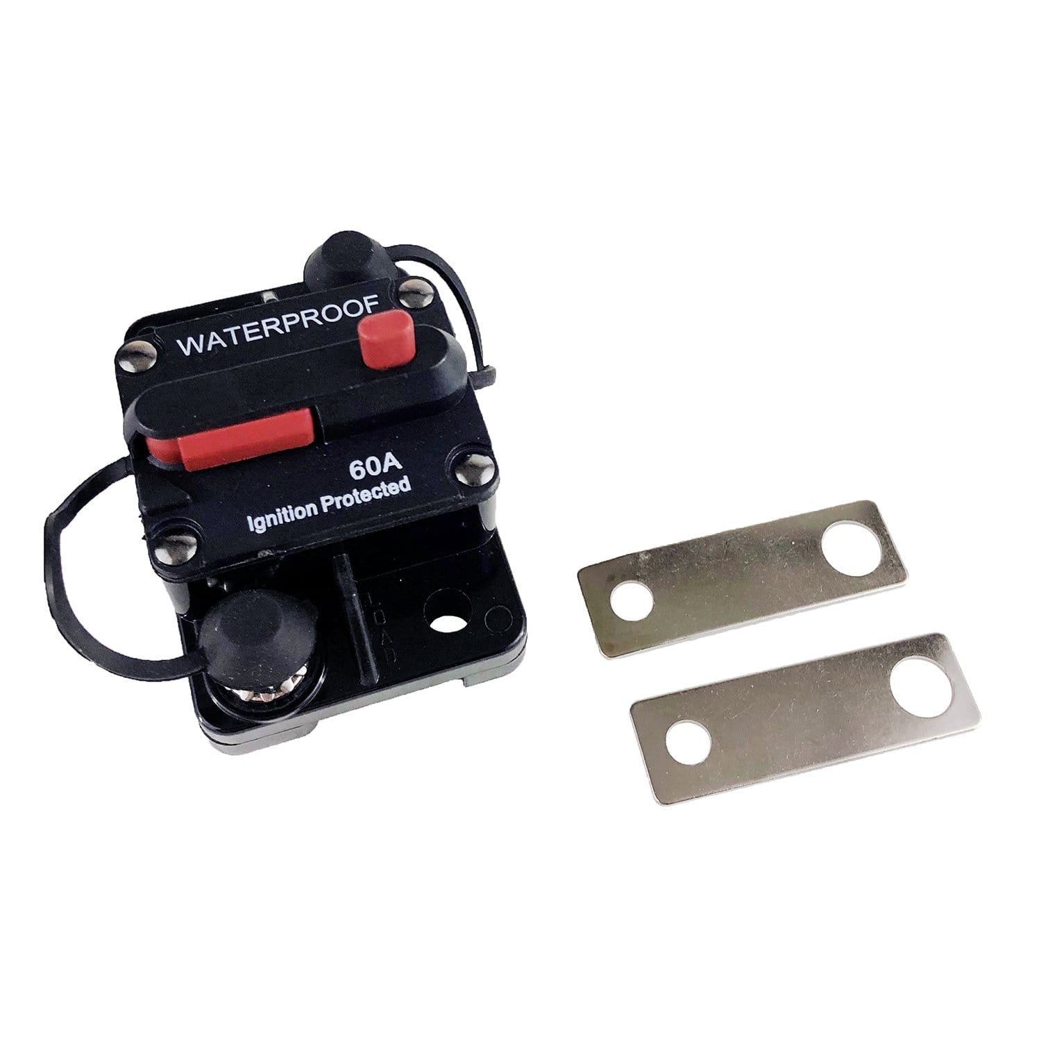 Attwood 14372-7 60-Amp Waterproof Manual Reset Circuit Breaker