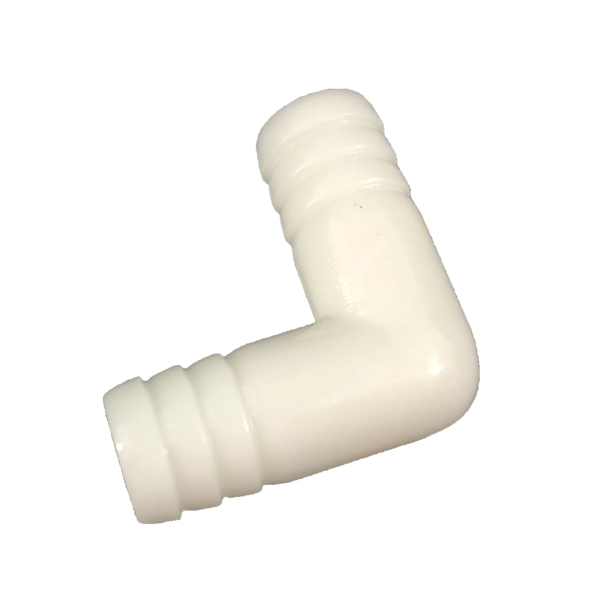 Attwood 3894-1 Two-Way 90 Degree Elbow Hose Fitting 3/4" I.D. White
