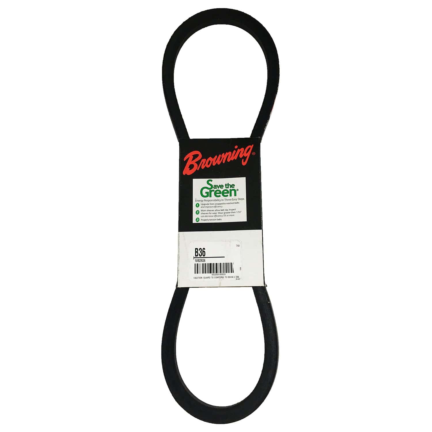 Packard B36 Browning Super Grip Classic B Section V Belt