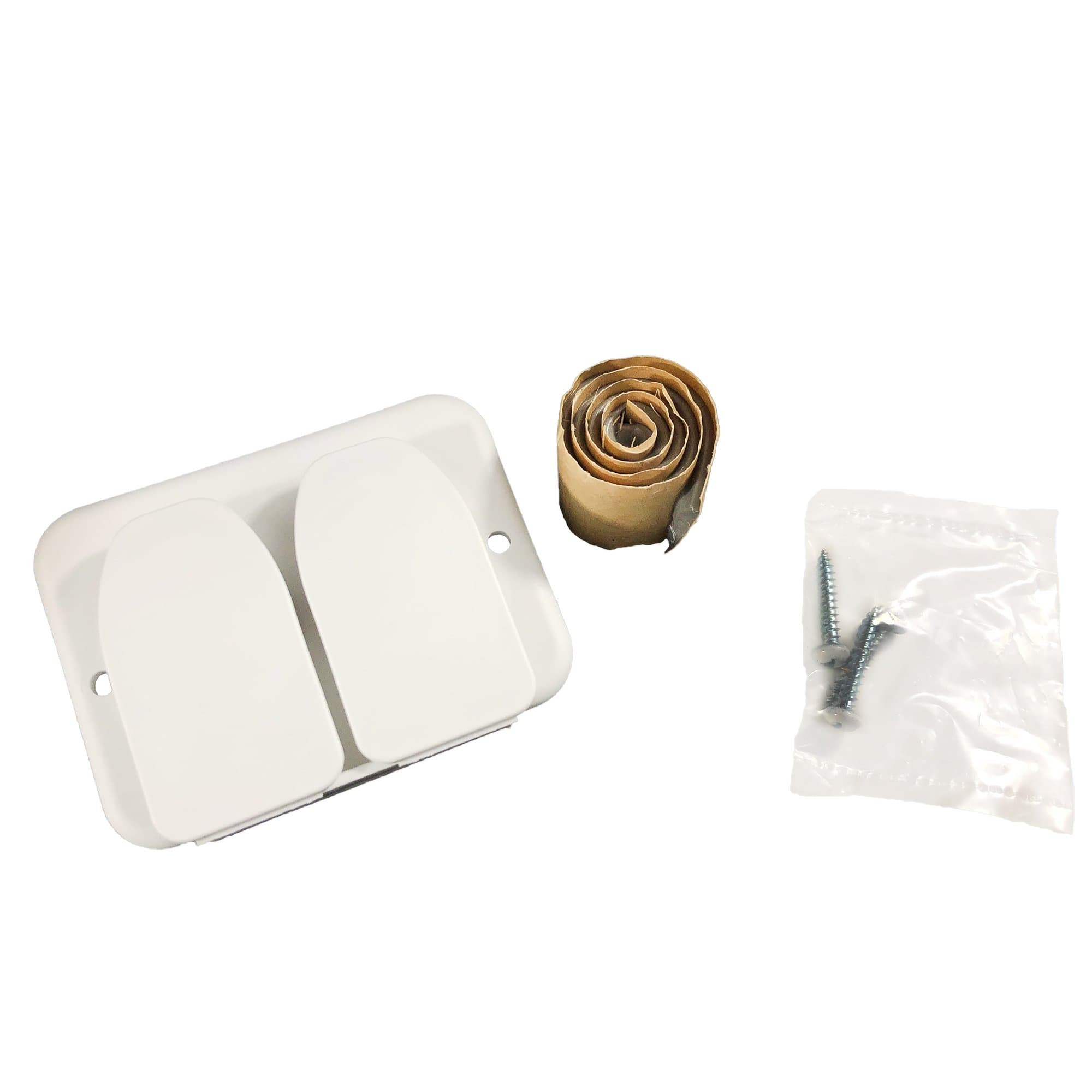 Thetford 94323 (601-005-94323) B&B Molders Dual Coax Cable TV Plate