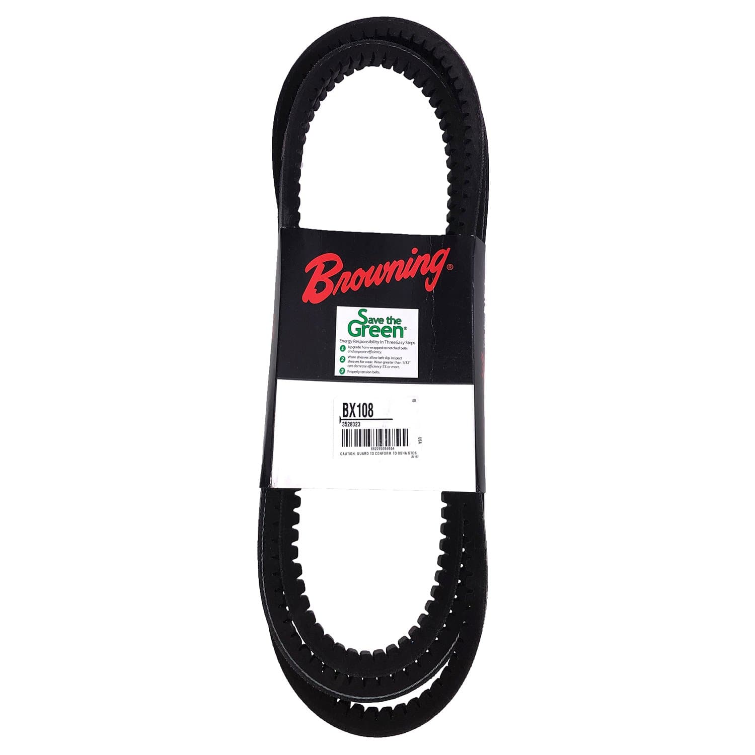 Packard BX108 Browning Gripnotch Belt