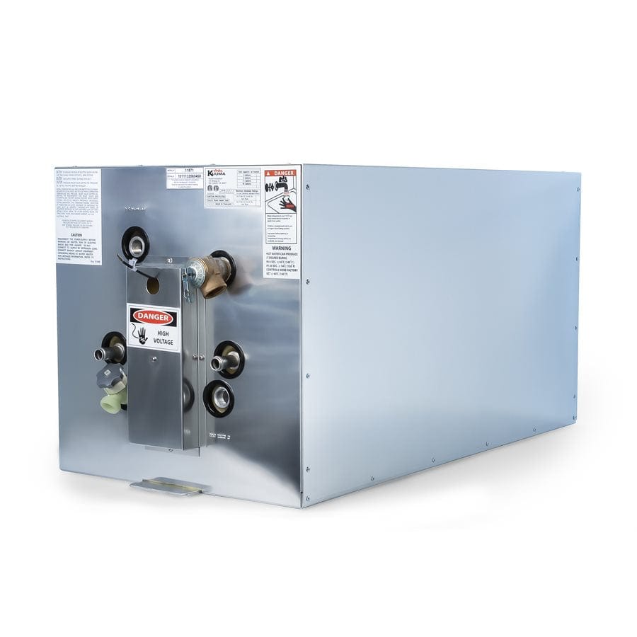 Camco 11871 Kuuma 20 Gal Water Heater, Horizontal Mount, Front Heat Exchange, 120V
