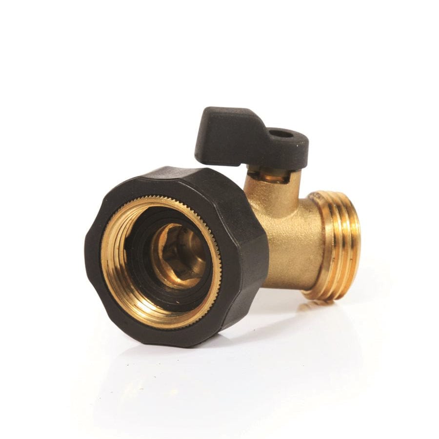 Camco 20173 Brass Drinking Water Valve, 45°, 3/4"-11 1/2" NH
