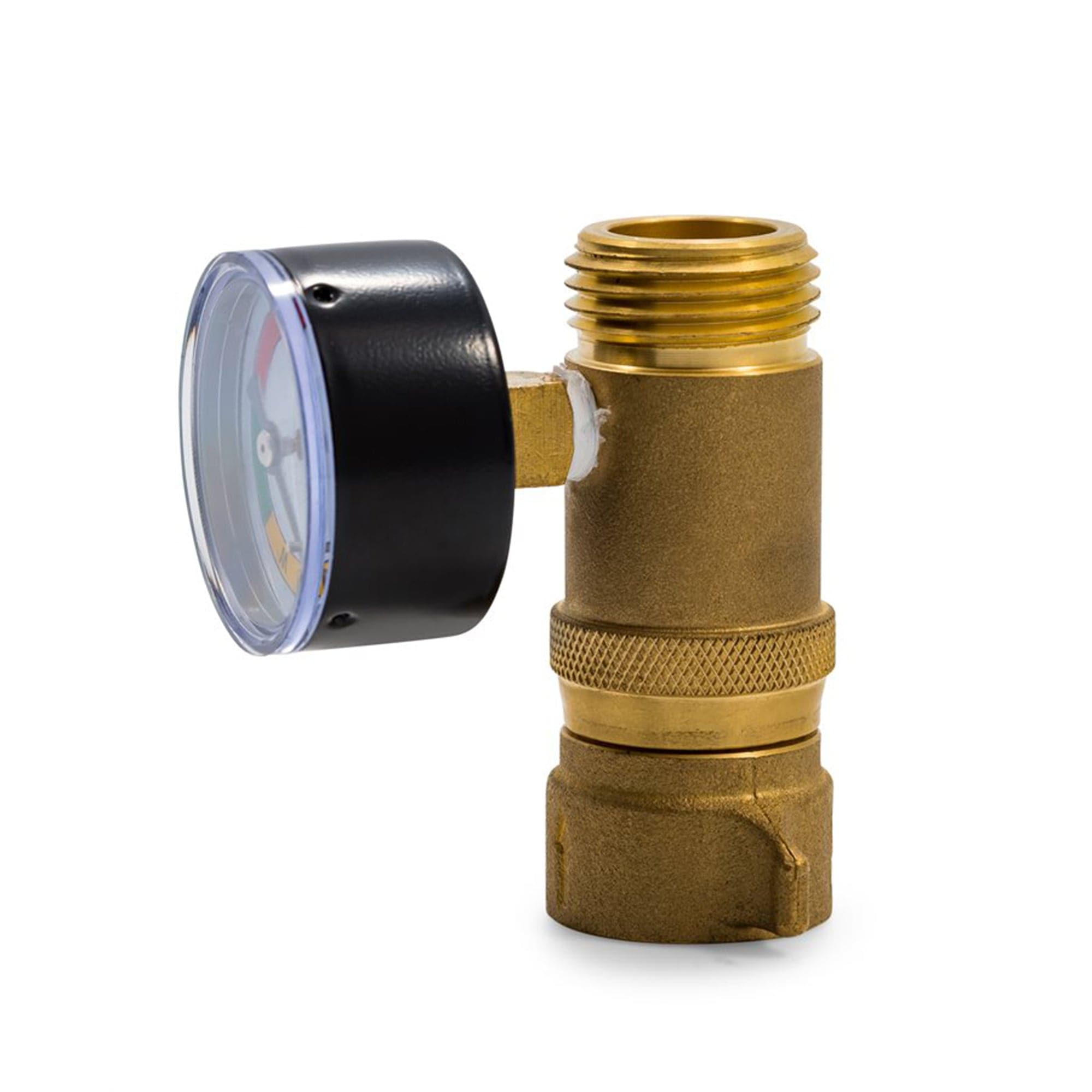 Camco 40063 Brass Water Pressure Regulator W/ Gauge