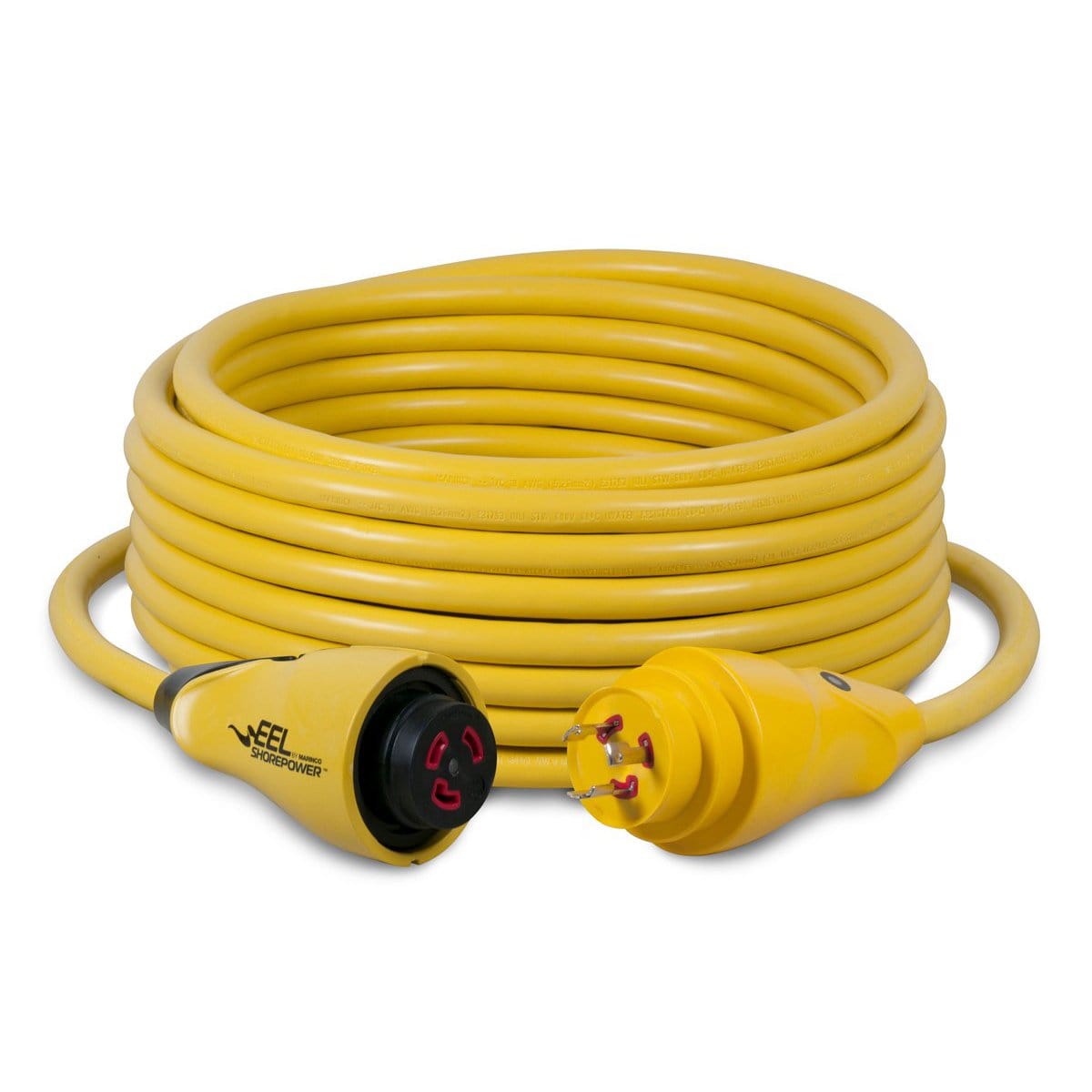 Marinco CS30-50 Power Products EEL Cordset, 30a 125v, Yellow, 50'