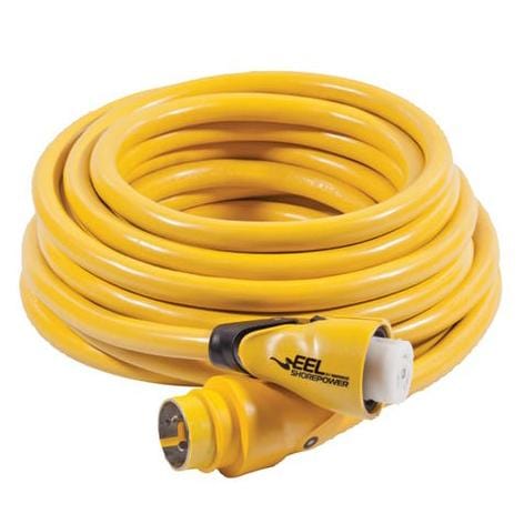 Power Products CS504-50 Marinco 50 Amp 125/250V Eel Cordset, Yellow, 50'