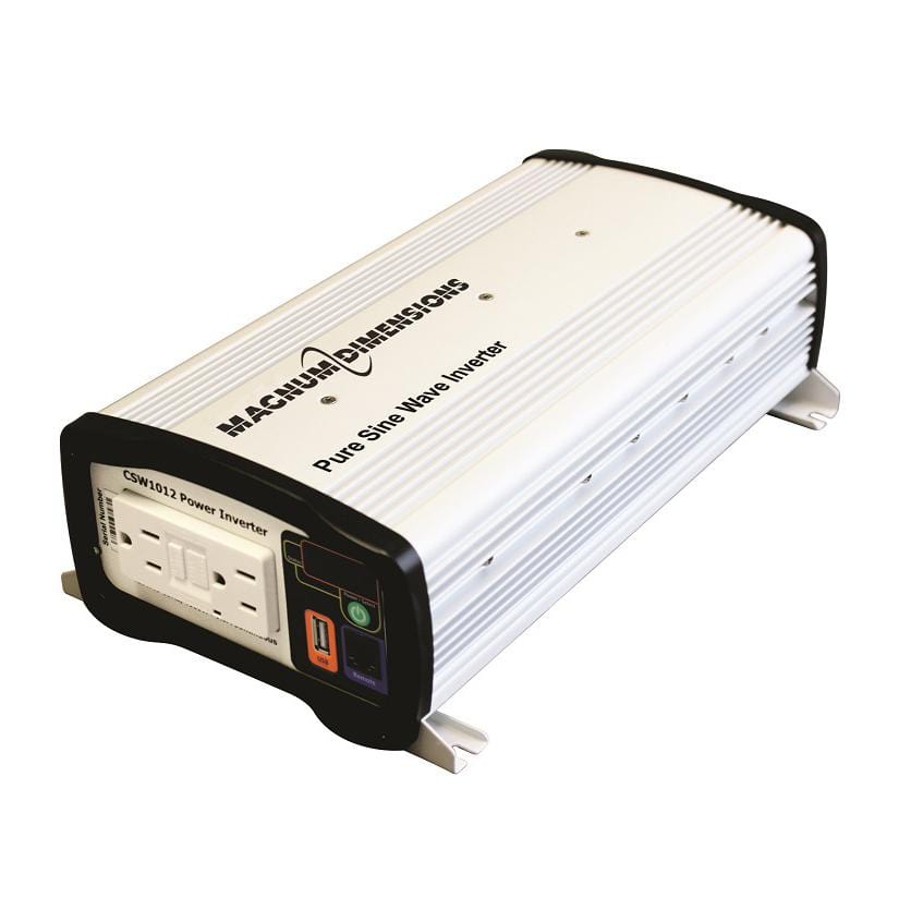 Magnum Dimensions CSW1012 1000 Watt, 12 Volt DC, High Frequency Compact Sine Wave Inverter