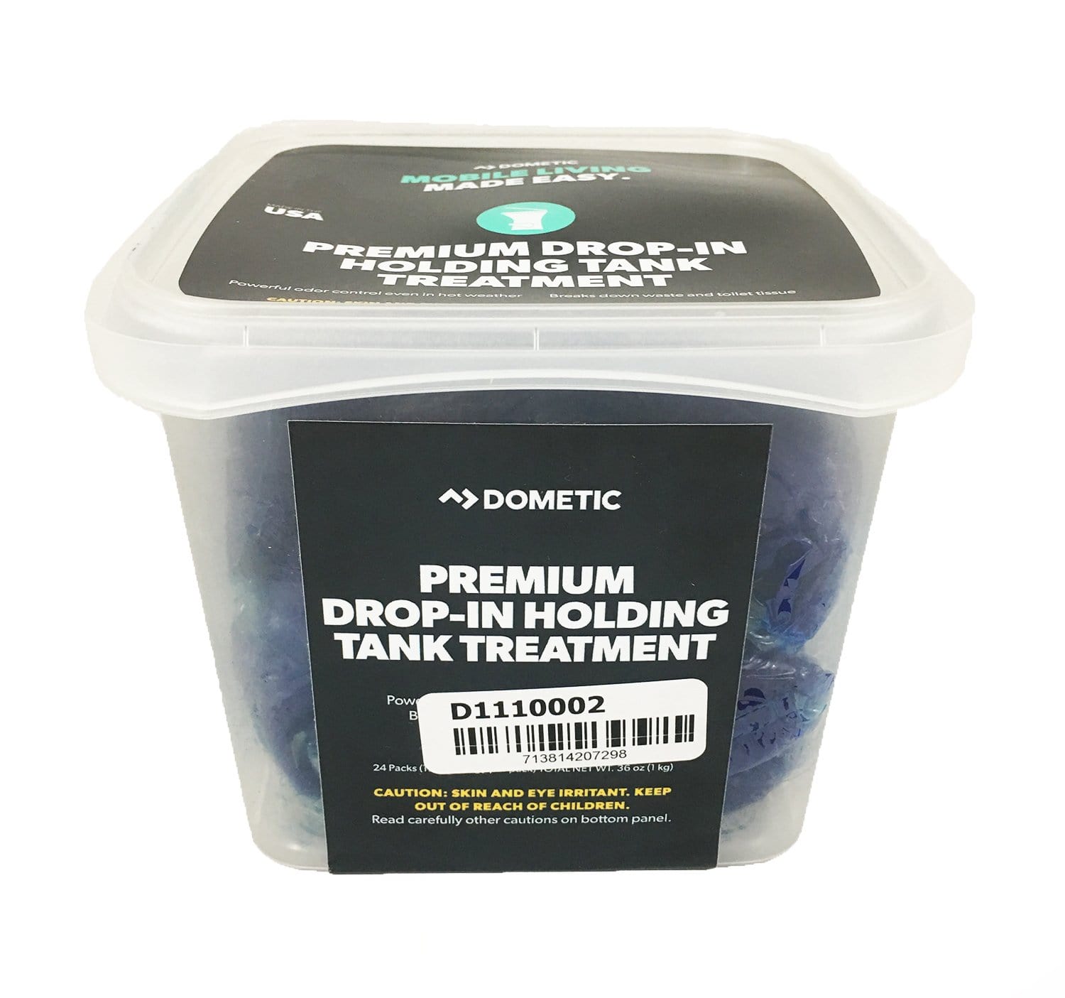 Dometic D1110002 Premium Holding Tank Treatment Drop-Ins - 24/pk