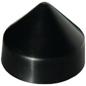 Dock Edge DE91812F 11" Cone Head Piling Cap, Black PVC