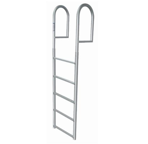JIF Marine DJV5 Stationary Dock Ladder W/ 2" Wide Step