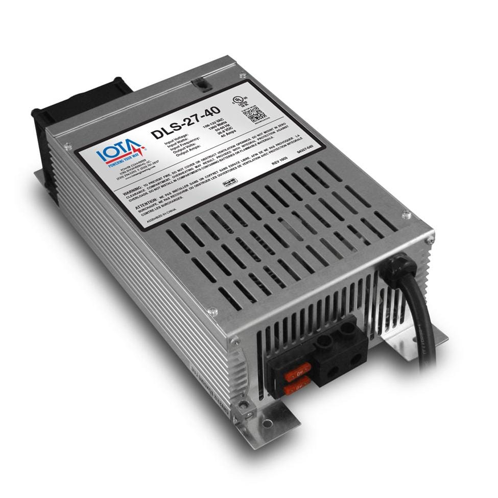 Iota DLS-27-40/IQ4 24 Volt 40 Amp 4 Stage Automatic Battery Charger / Power Supply