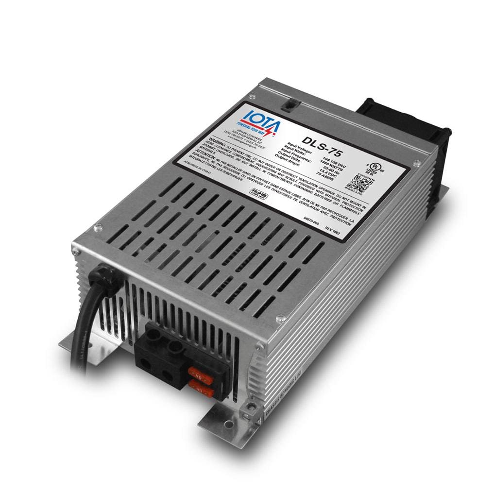 Iota DLS-75 12 Volt 75 Amp Automatic Battery Charger / Power Supply