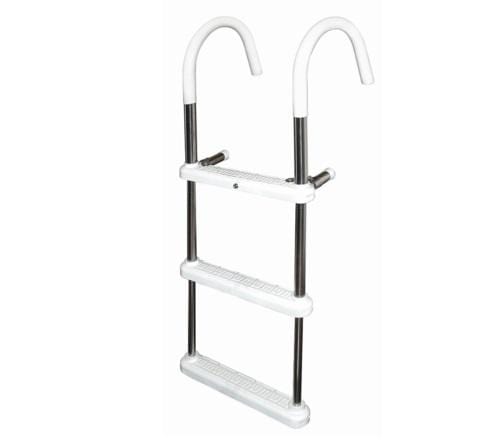 JIF Marine DMT3-11 3-Step Gunwale Hook Ladder
