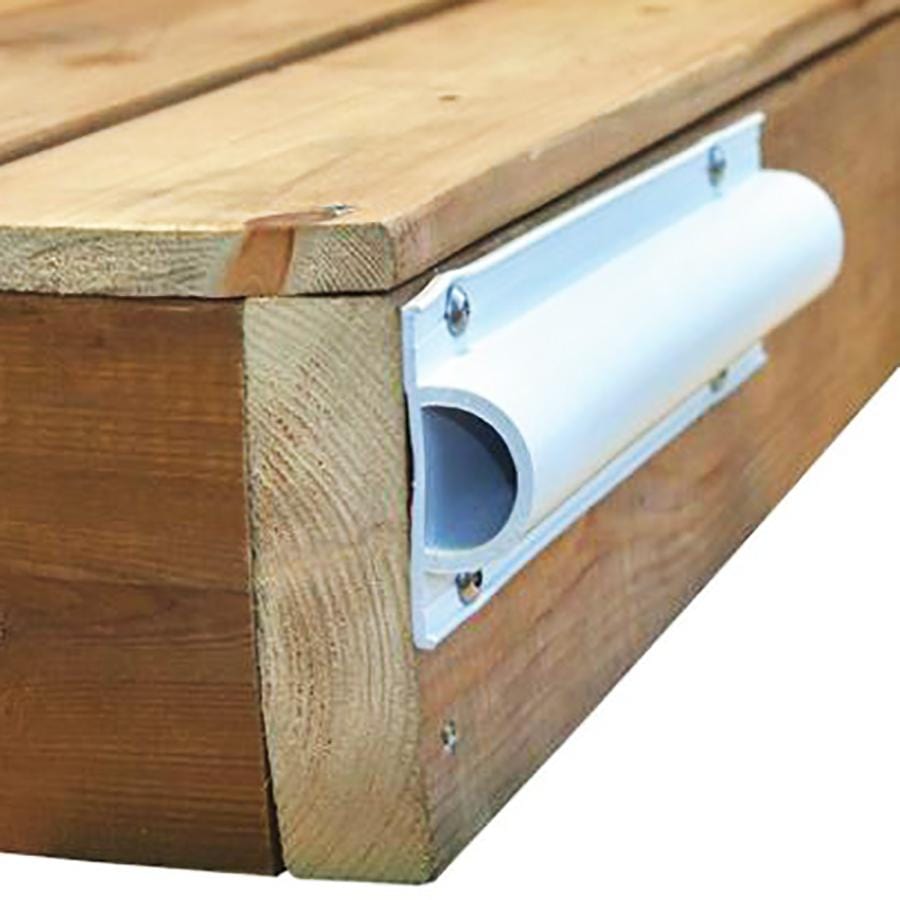 Dock Edge DE1190F Standard "D" Profile, 16 Ft/Roll, White