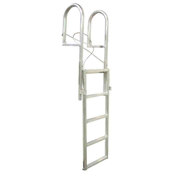 Dock Edge DE2037F 7-Step Aluminum Welded Slide Up Dock Ladder
