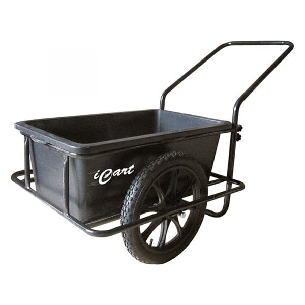 Dock Edge DE90605F iCart Dock Cart W/ Solid Tires, 300 Lb Capacity, Black